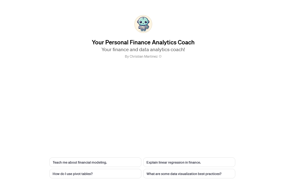 Your Personal Finance Analytics Coach