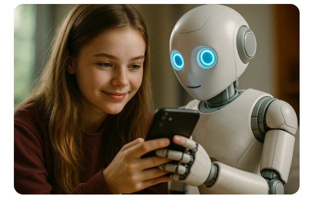 AI as Virtual Friend For Real Talk